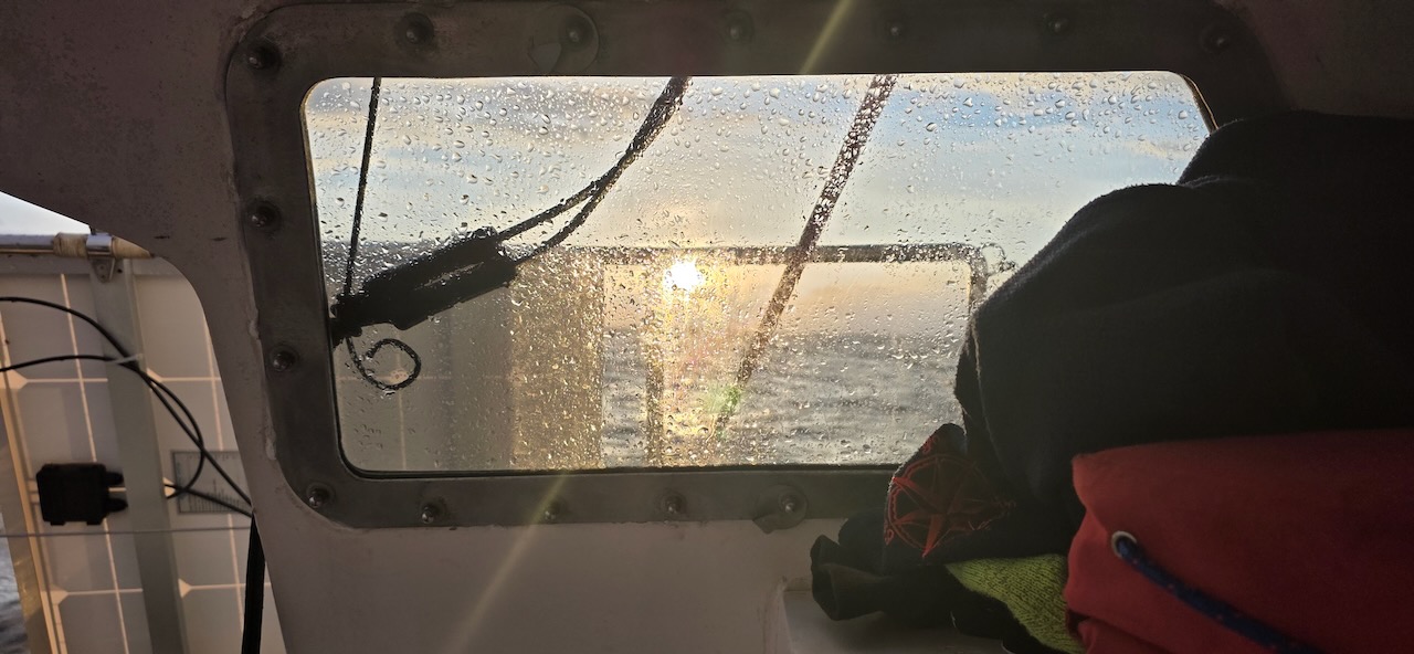 Regen und Sonne im Wechsel
